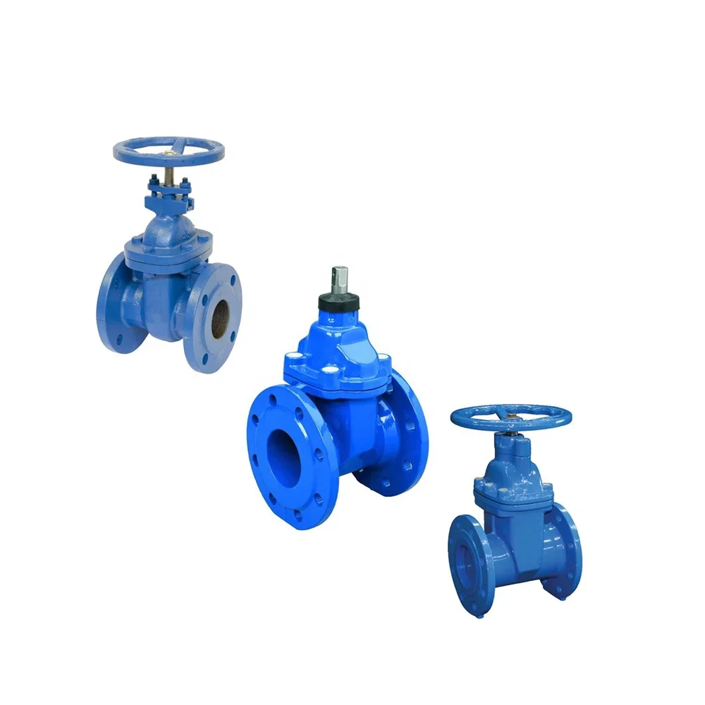 ductile iron or cast iron industrial knife gate valve for rising stem