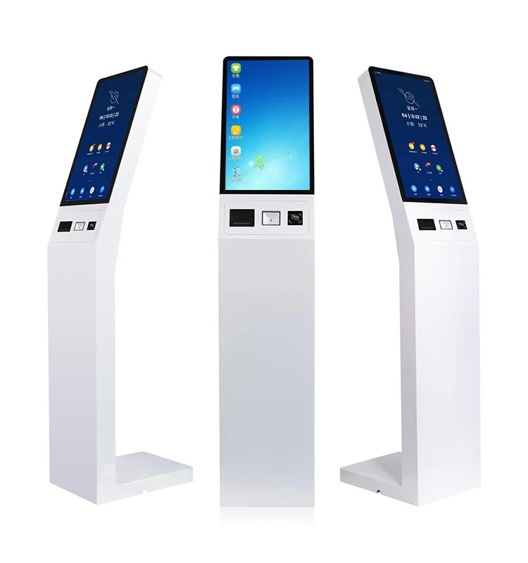 15 22 32 inch self ordering kiosk coffee shop kiosk machine printer touchscreen totem