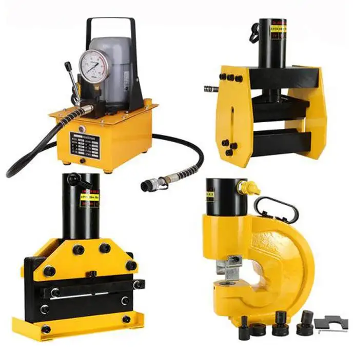 CE Certificate DMBX-200 Copper Hydraulic Portable Busbar Cutting Punching Bending