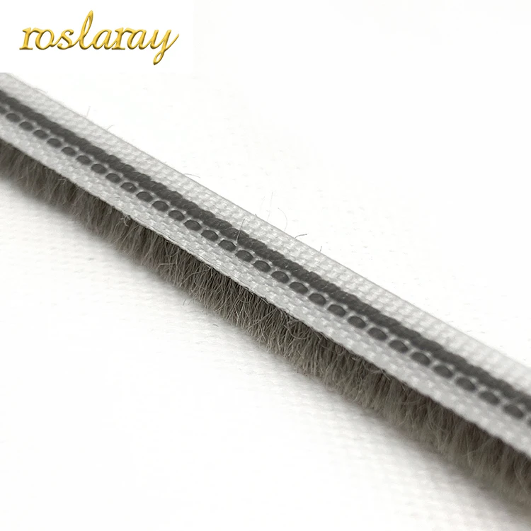 weather stripping seal groove with poly pile threshold sealing strip brush weatherstrip Apposite Windows And Doors
