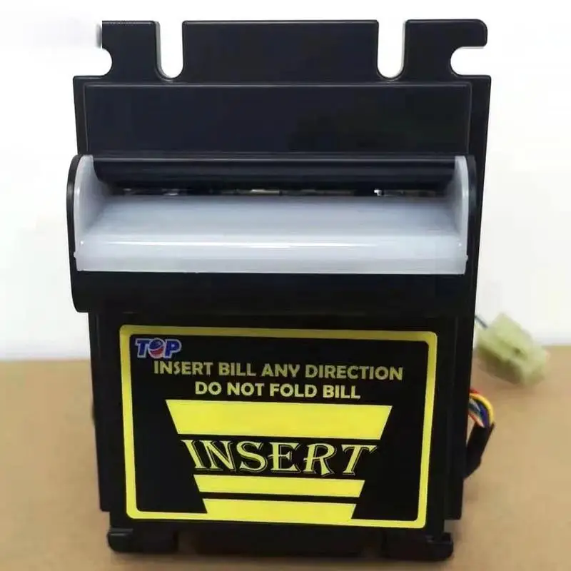 TOP TB74 TB77 Bill Acceptor DC12V Tablero Massage Chair Water Dispenser Arcade Game Vending Machine Pinball Parts USD MXN