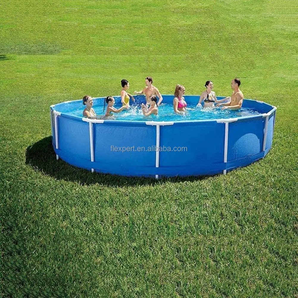 305X76 cm Fashion design Above Ground Pool adult children indoor outdoor large slide  FRAME POOL mobile swimming pool for sale