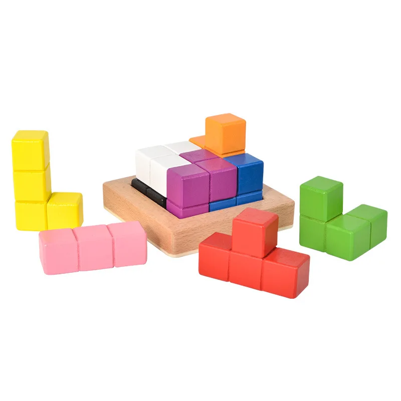 YM-Y008 Building Blocks Cube Russian Puzzle Colorful Russian Cube Puzzle For Children