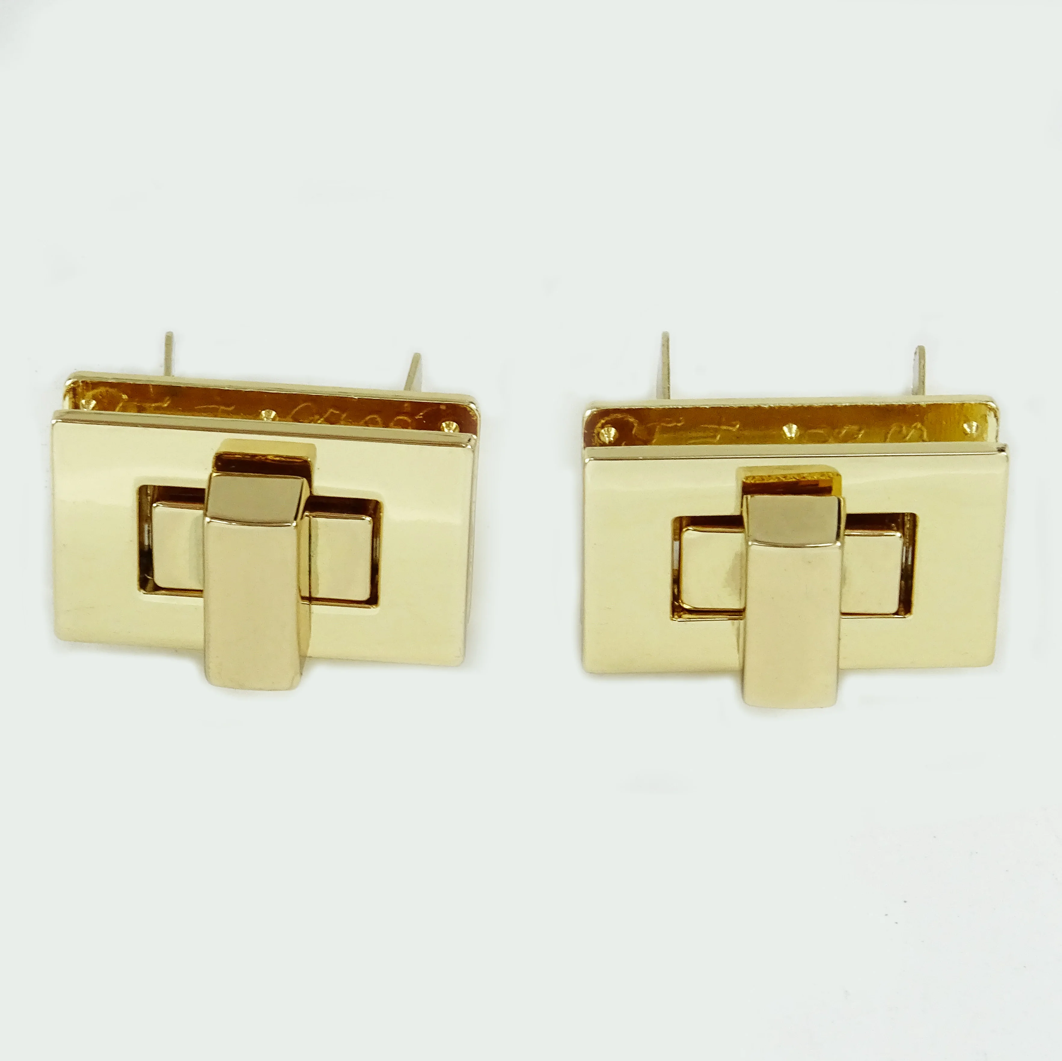 High-end Luxury Luggage Hardware Accessories Metal Turn Lock Zinc Alloy Twist Lock for Bag and Suitcase