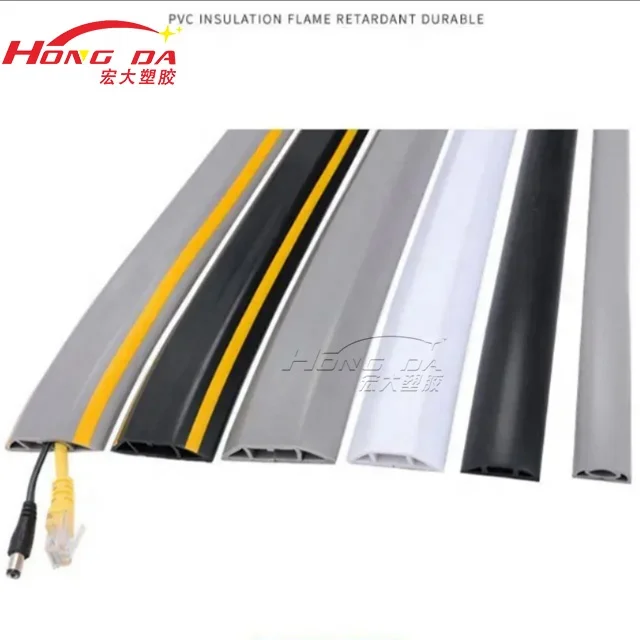 cheap factory price Customizable high quality fireproof hard PVC plastic profile trunking ABS Extrude cable trough