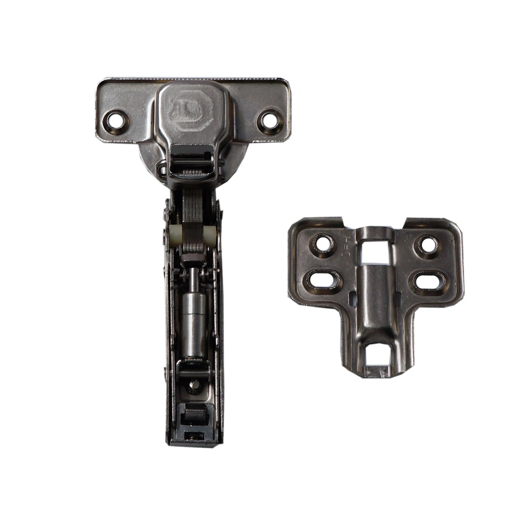 Foshan Supplier Furniture Steel Clip on Hinge half overlay concealed door accessory with CE certificate