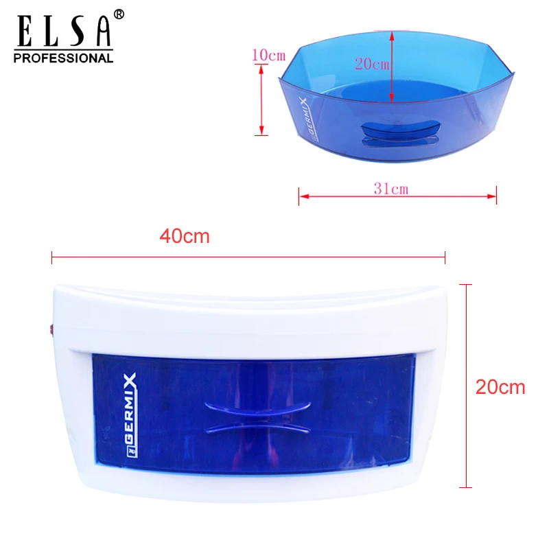
Ready to ship Hair Salon Nail Tool Disinfection UV Nail Sterilizer 