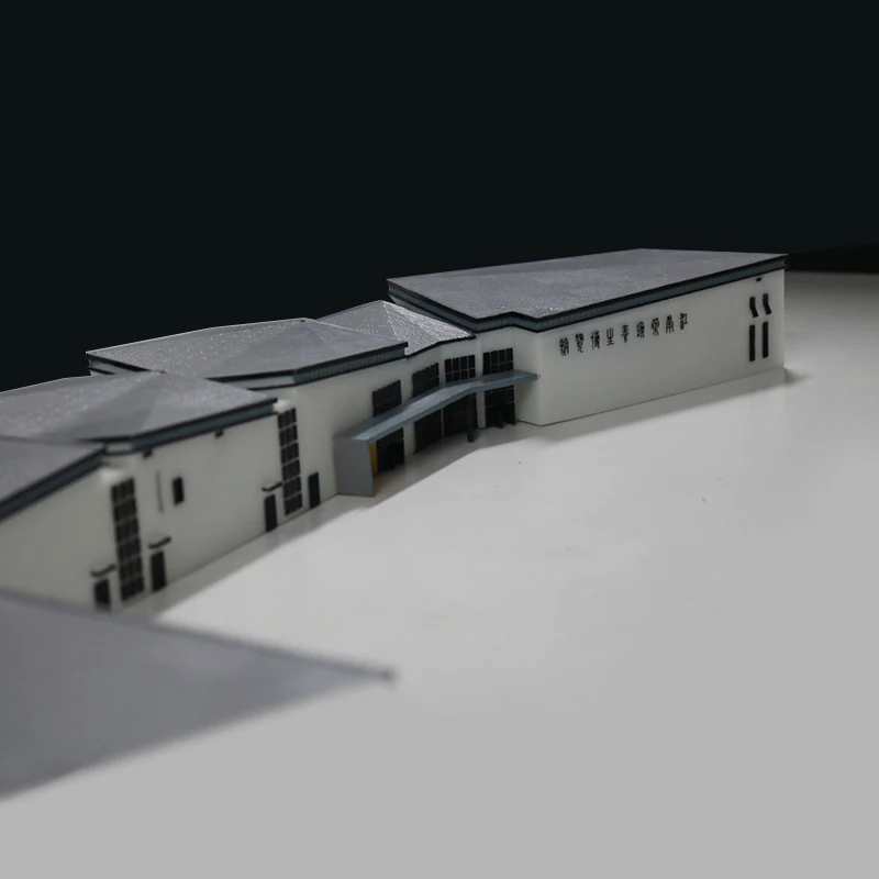 Строительный двор 3d модель печати точная архитектурная масштабная 3D-печать быстрое прототипирование