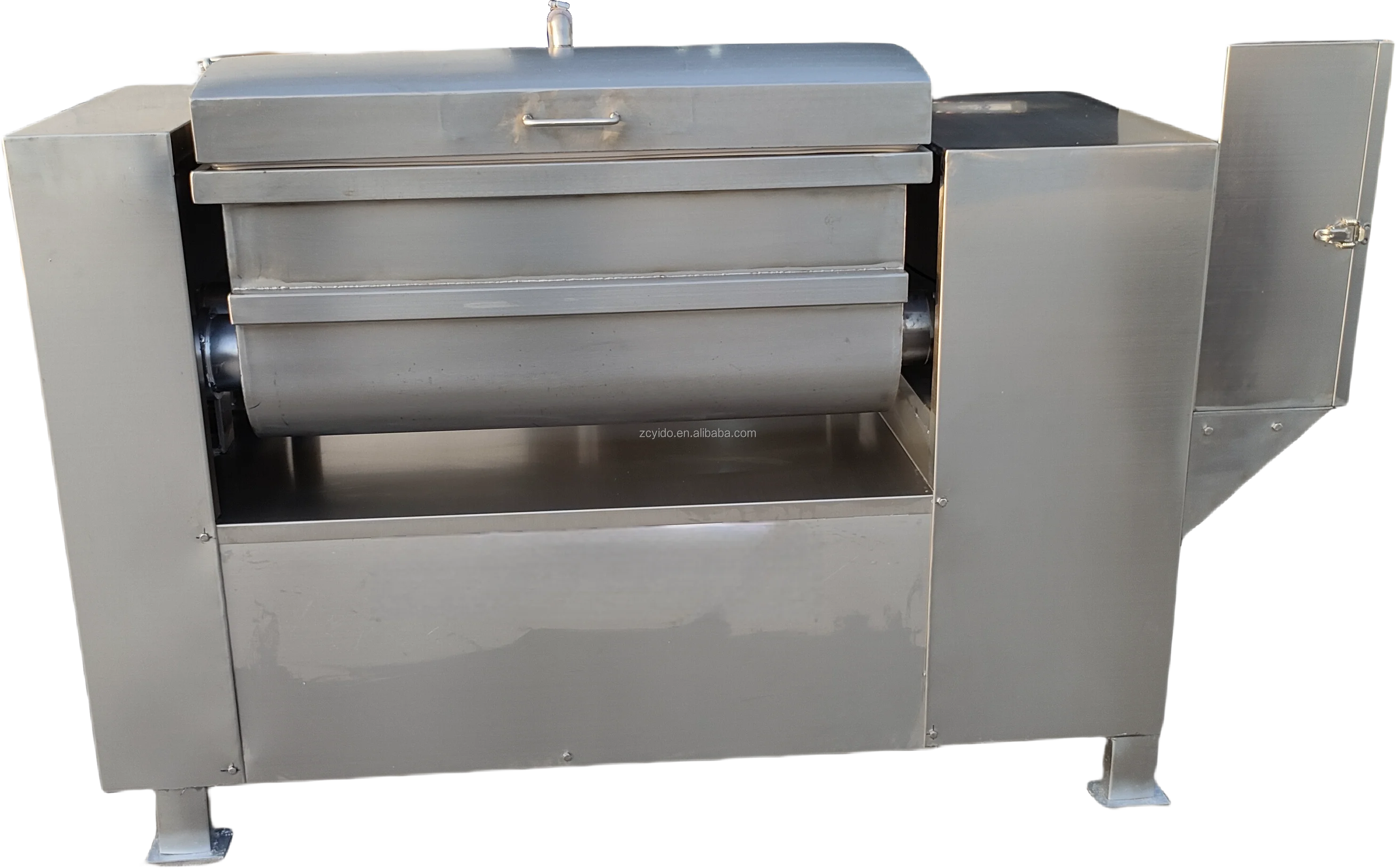 Commercial Electric Meat Sausage Mixer Vegetable Stuffing Mixing Machine 300L Vacuum Meat Mixer meat processing equipment