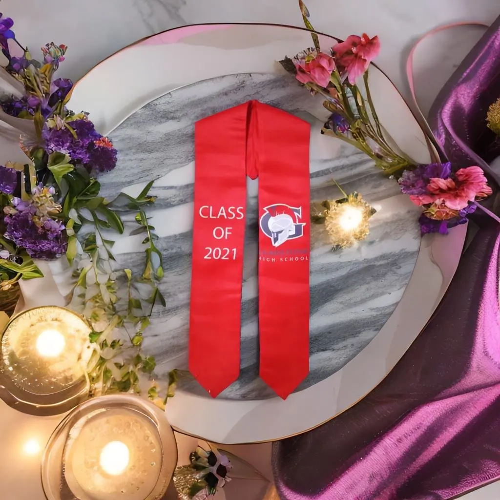 USA US American Flag Dominican Republic flag Puerto Rican flag custom Graduation Stole/Sash/Scarf Graduate Pride