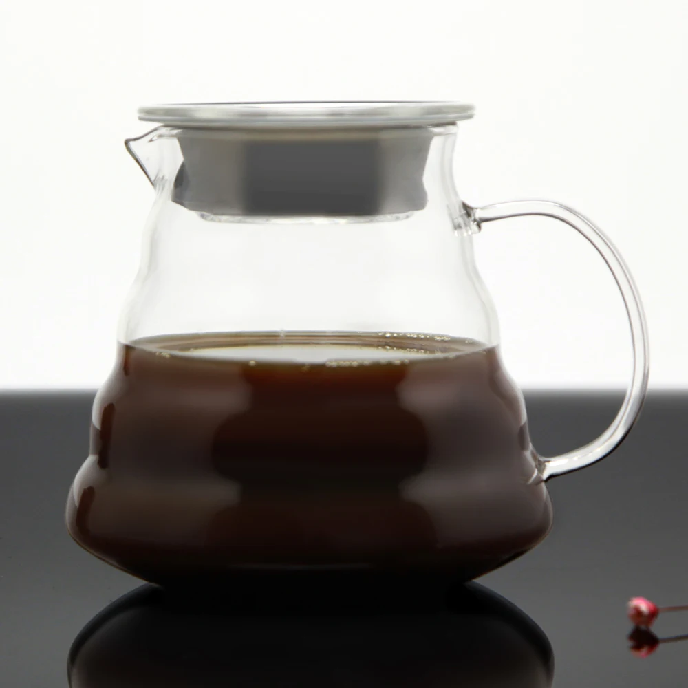 Clear 600ml Coffee Server, Standard Glass Coffee Carafe, Coffee Pot