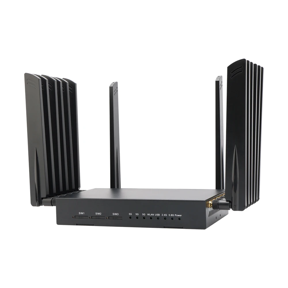 IPQ6010 WIFI6 3PCS 5G SIM card router Multi-card 5g bonding router 5g wifi router with multi sim card slot