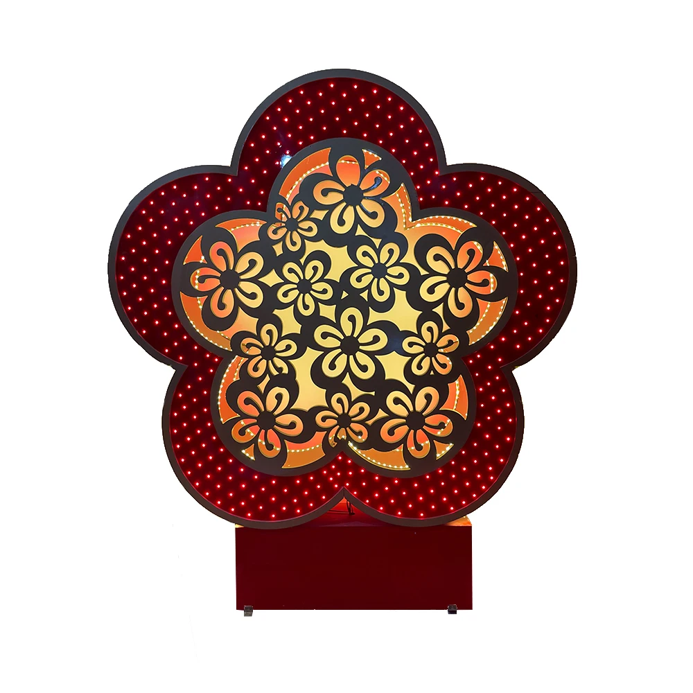 
Commercial LED Styling Lights Outdoor Festival Christmas Decoration Flower-Shaped LED Light 