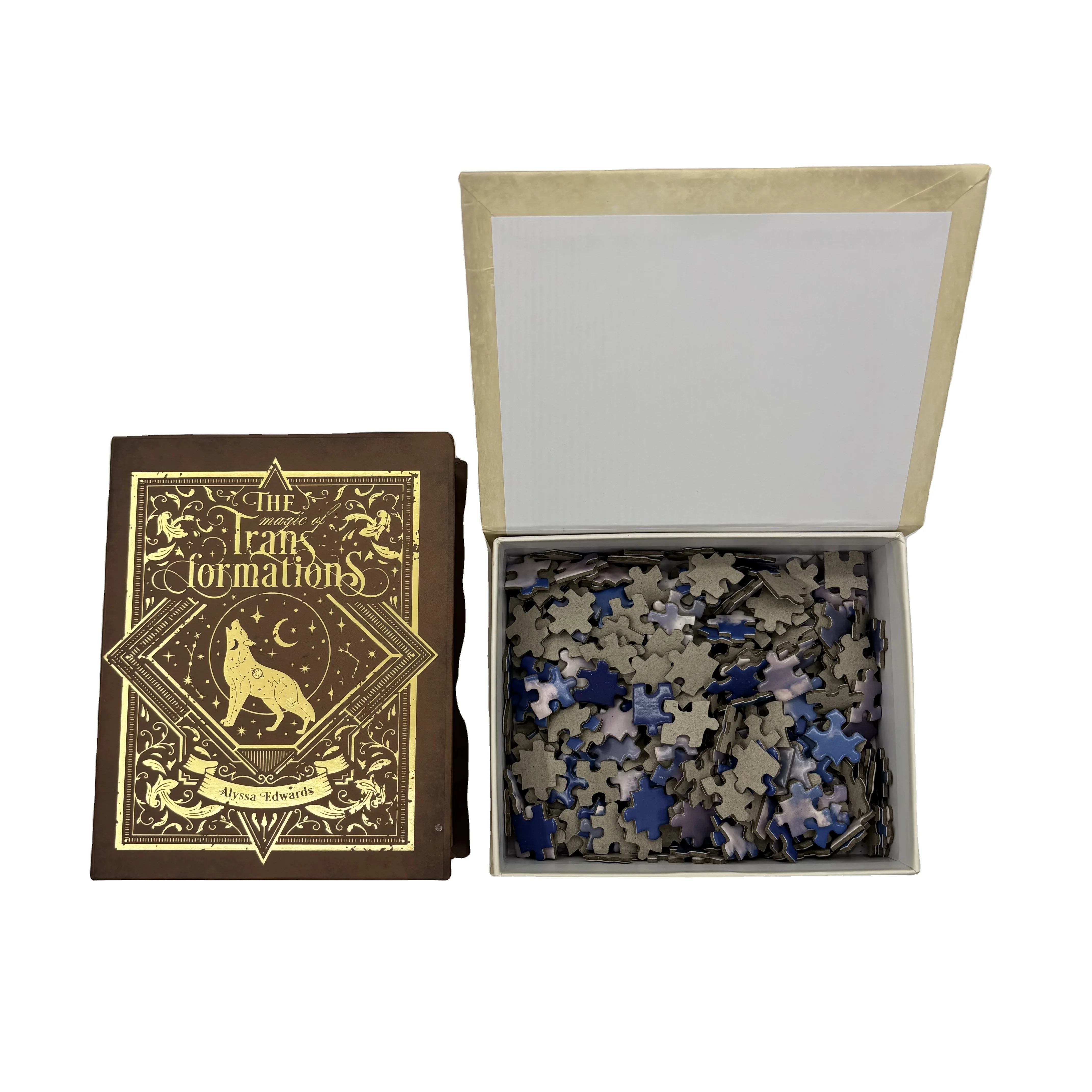 Custom  Simulation Box Closed Storage Halloween Decorative Book Shaped Box