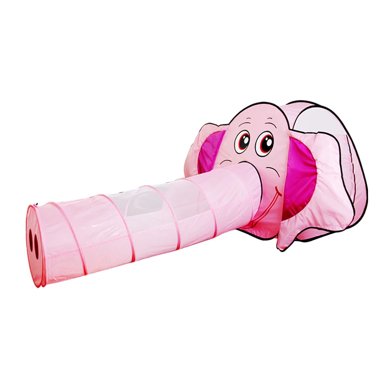 
2020 Kids Play Pop Up Animal Elephant Tunnel Tent 