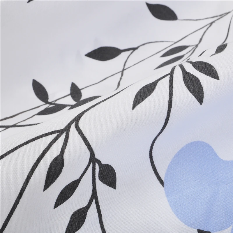 100% polyester brushed pongee fabric printed for hometextile