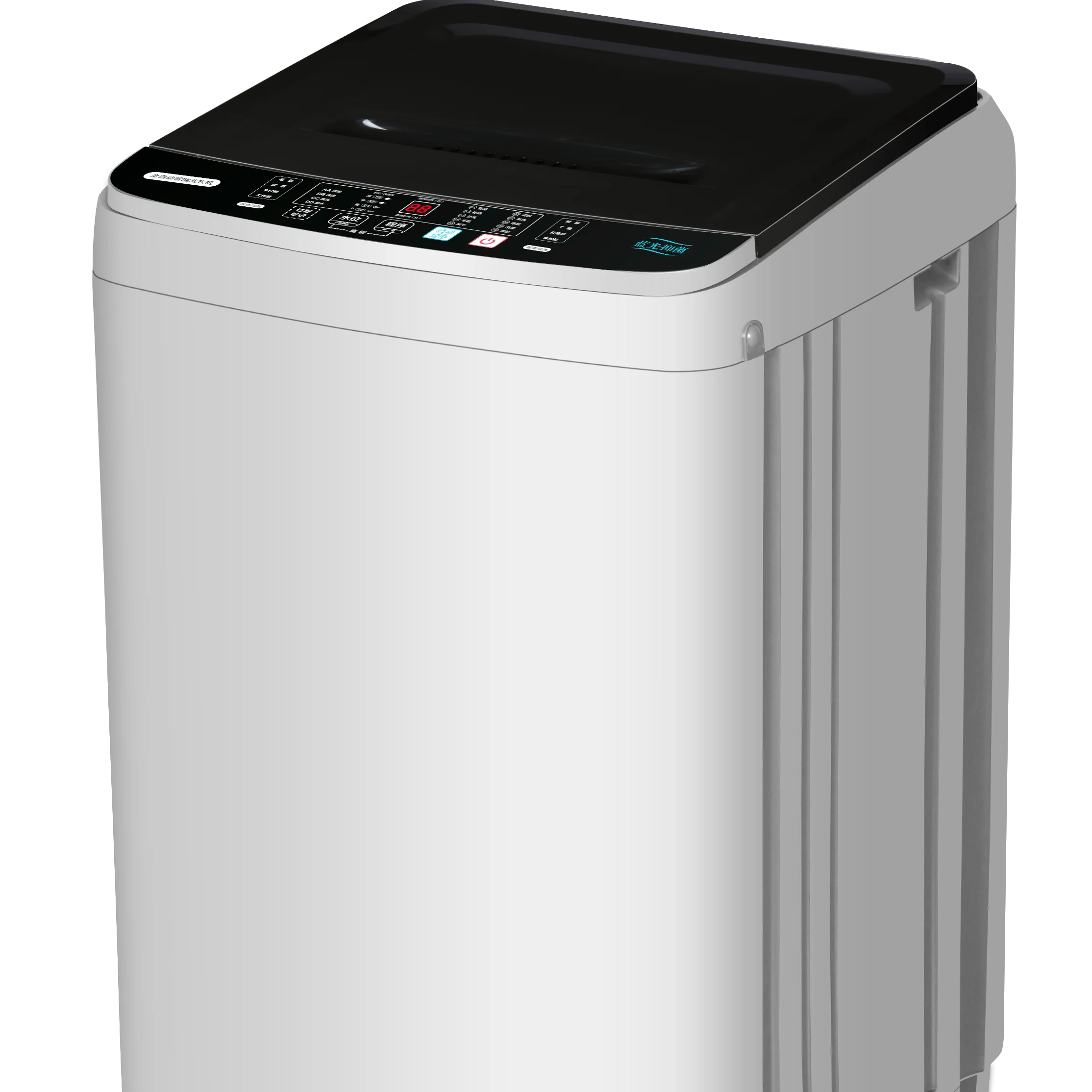 9 Kg Heat drying  Full Automatic  Mini Washing Machine with  High Tempered Glass Cove