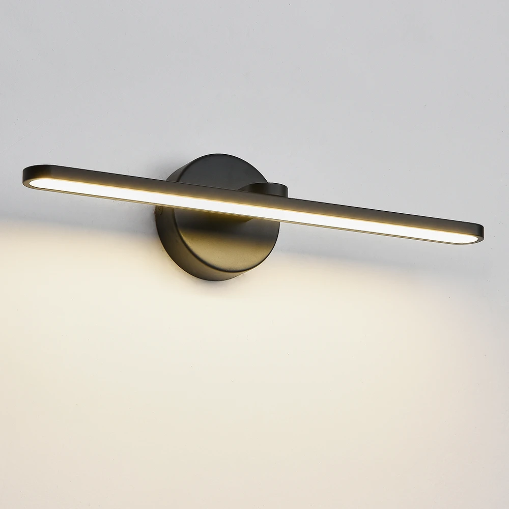 Black modern bathroom lighting house decoration lamp indoor vintage black wall lamp picture lights hotel led light for mirror