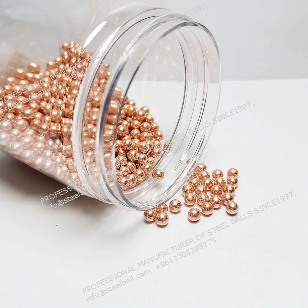 
China factory 0.5mm to 50.8mm solid copper balls 