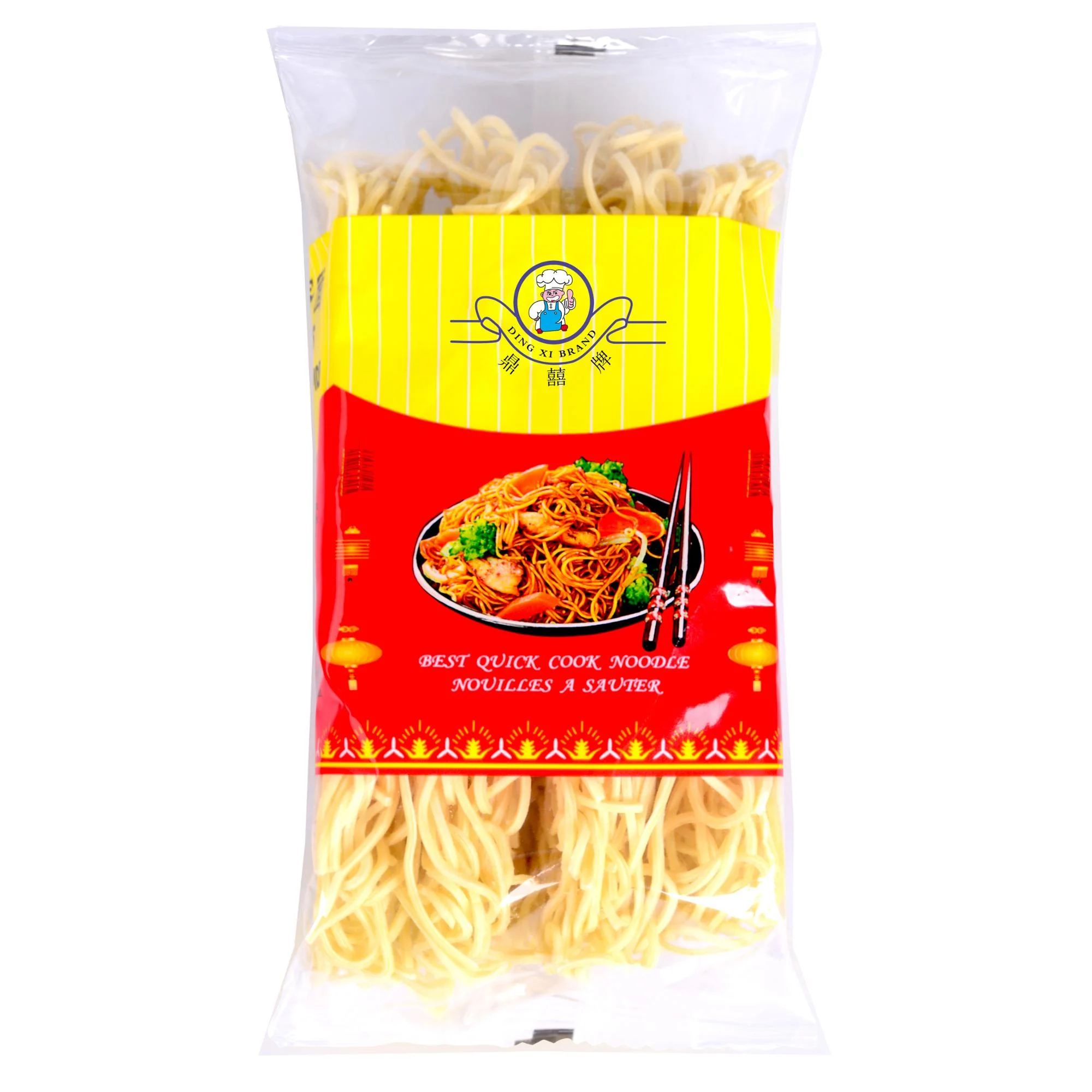 Wheat Flour Non-fired Chow Mein Instant Quick Cooked Dry Noodles Manufacturer