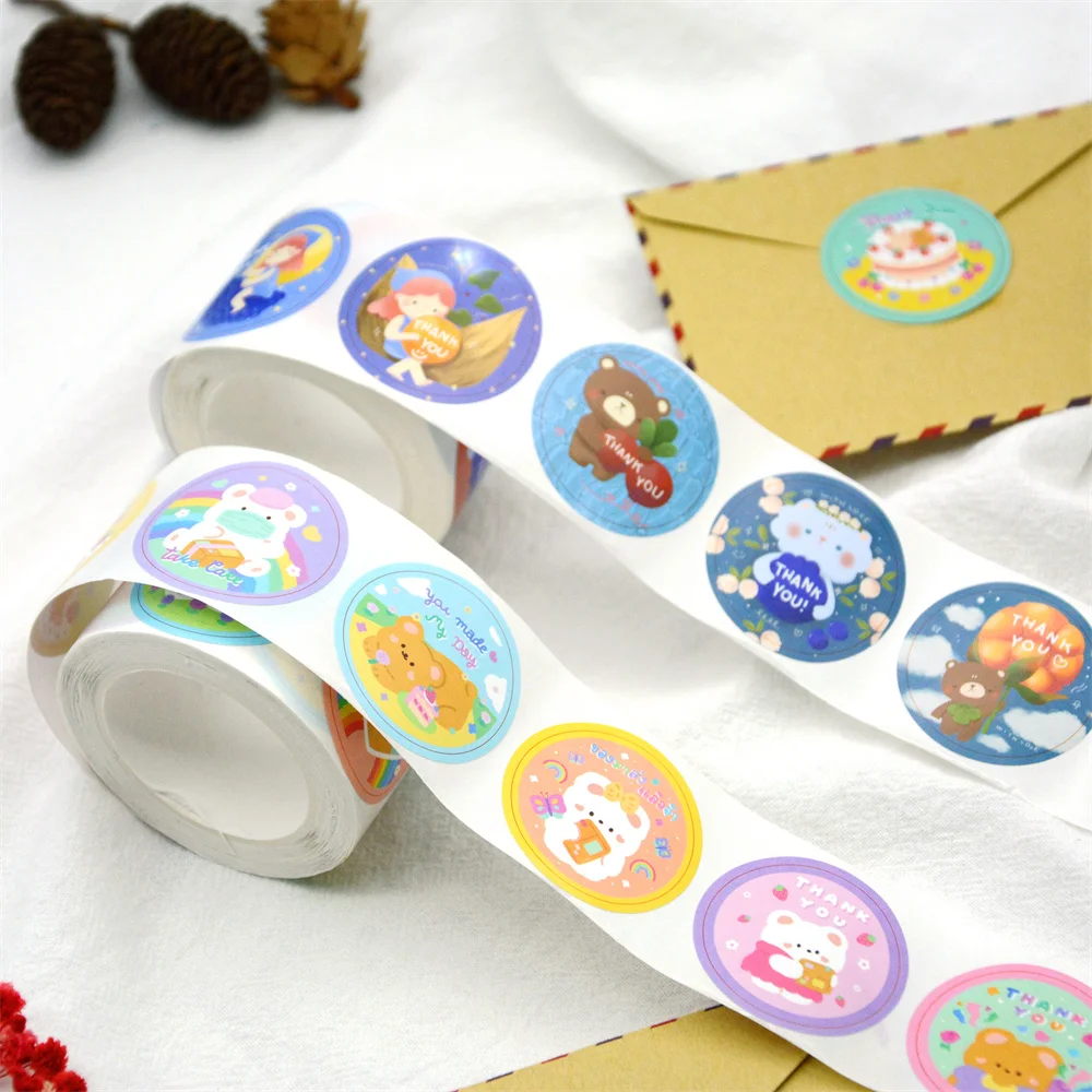 Korean/Japanese Kiss Cut Washi Sticker Roll Sticker Masking Tape