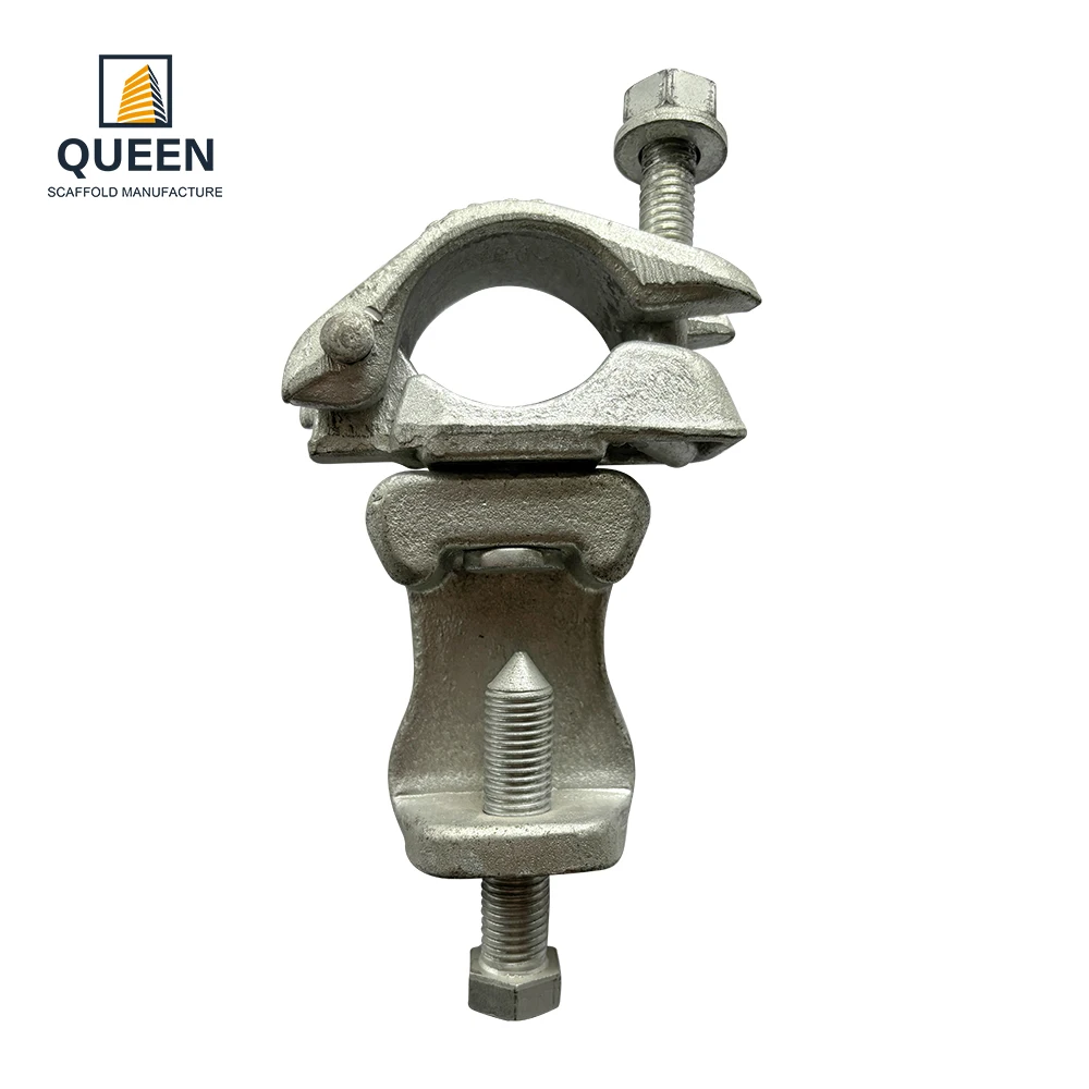 LINYI QUEEN BS1139 Drop Forged Adjustable Swivel Girder Coupler For Tubular Scaffolding Pipe and Fittings Parts