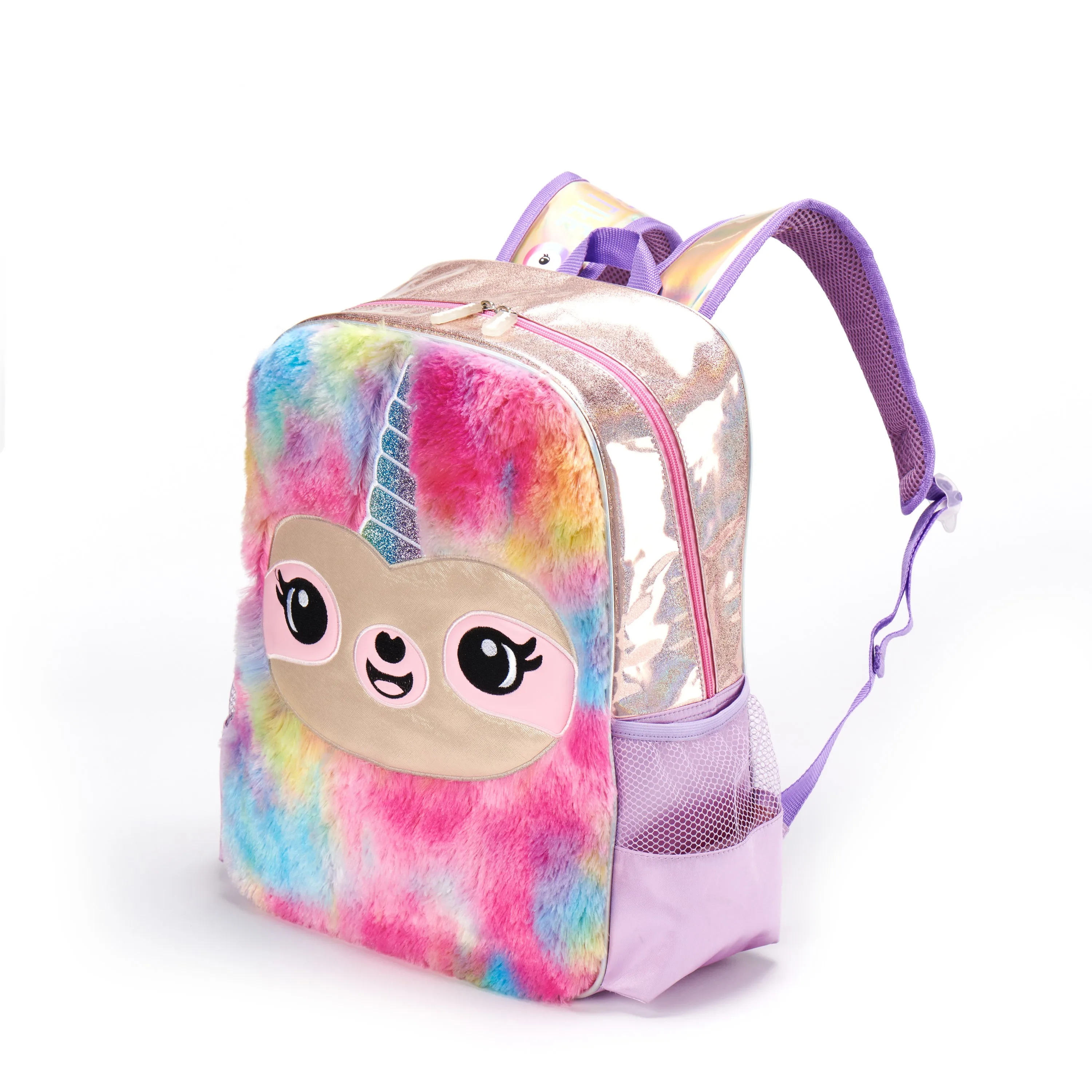 FSY Kindergarten soft plush backpack sets kids primary school Unicorn-pattern backpack with lunchbox and pencil bag girls