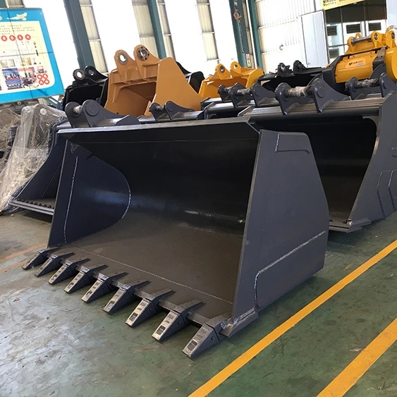 Finely Processed Heavy duty Construction machinery spare part Big Loader Backhoe Bucket