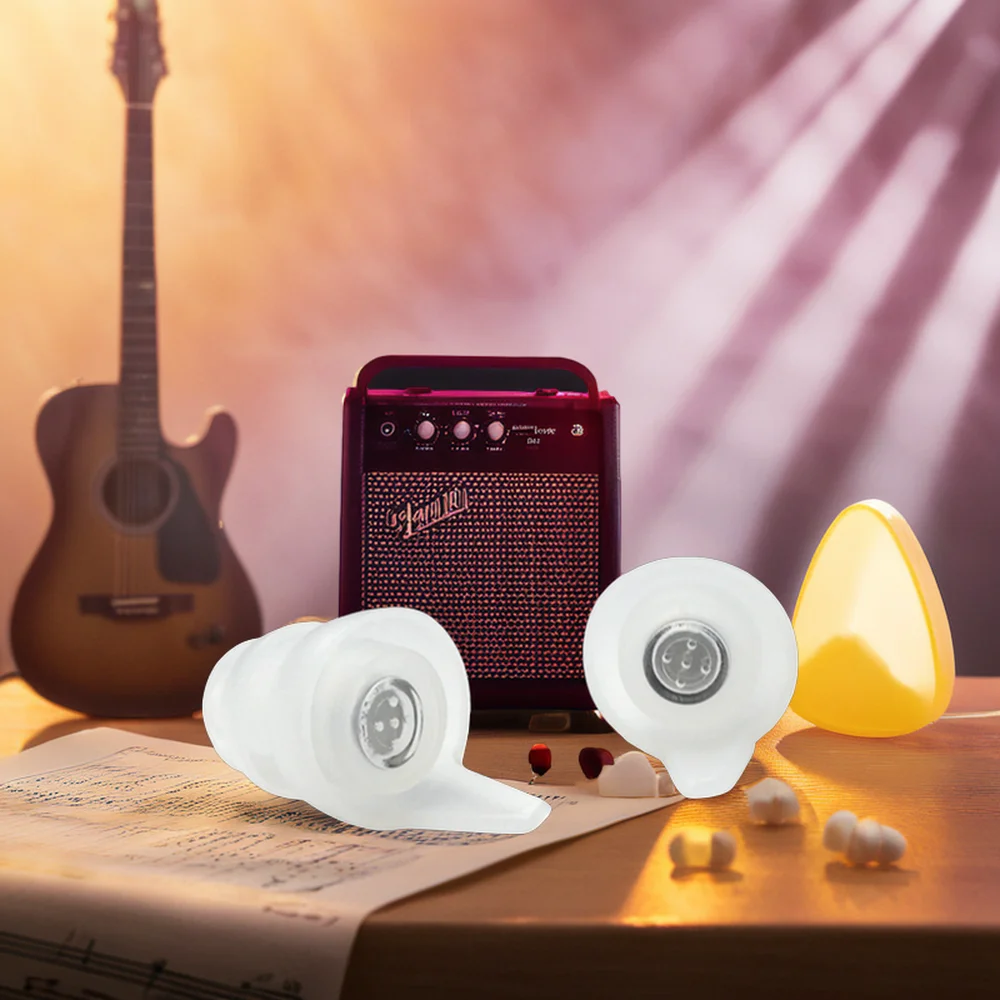 High Fidelity Acoustic Noise Silicone Ear Plugs Concert Earplugs For Party Music