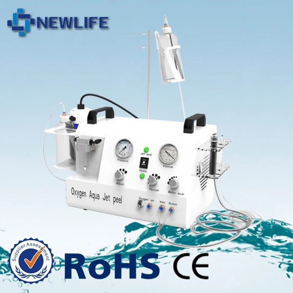 Professional 2 / 4 In 1 Oxygen Jet Water Peeling Oxygen Hydradermabrasion Jet Peel Machine