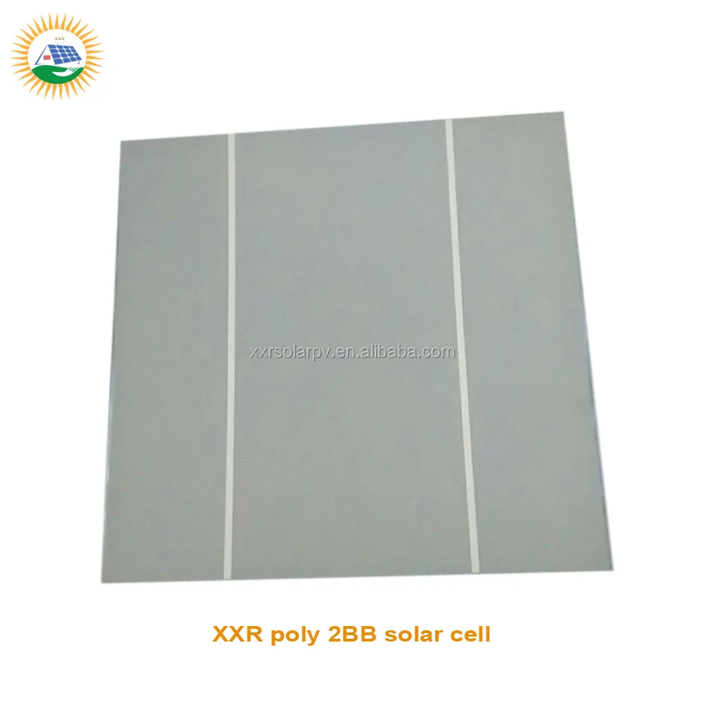 Low price sale polycrystalline silicon 156*156mm 6x6inch perc 2 busbar 2bb continuous efficient 18.4% or more 4.48w solar cells