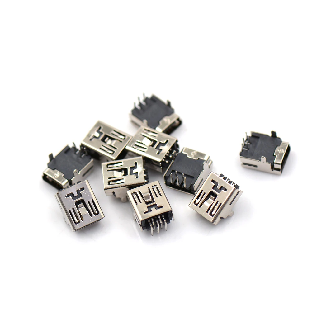 Мини USB разъем 90 градусов спереди 2 футов 5 PIN Micro для мобильного телефона порт штекера