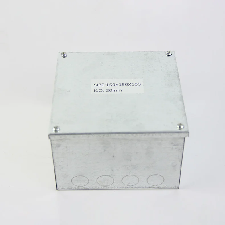 3x3 3x6 Galvanized Finish EMT Metal Conduit Electrical Box Cable Switch Boxes