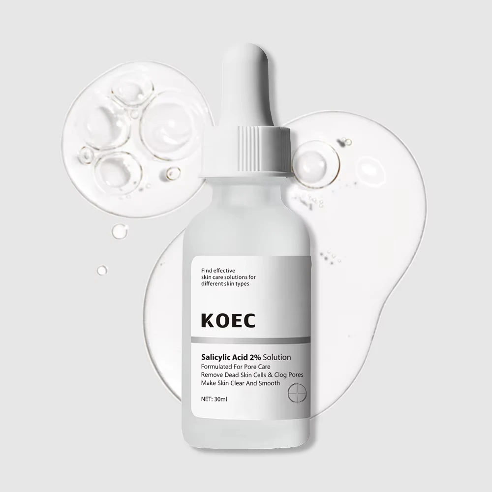 Salicylic Acid 2% Solution Formulated for Pore Care Remove Dead Skin Cells & Clog Pores  Face srum Private Label