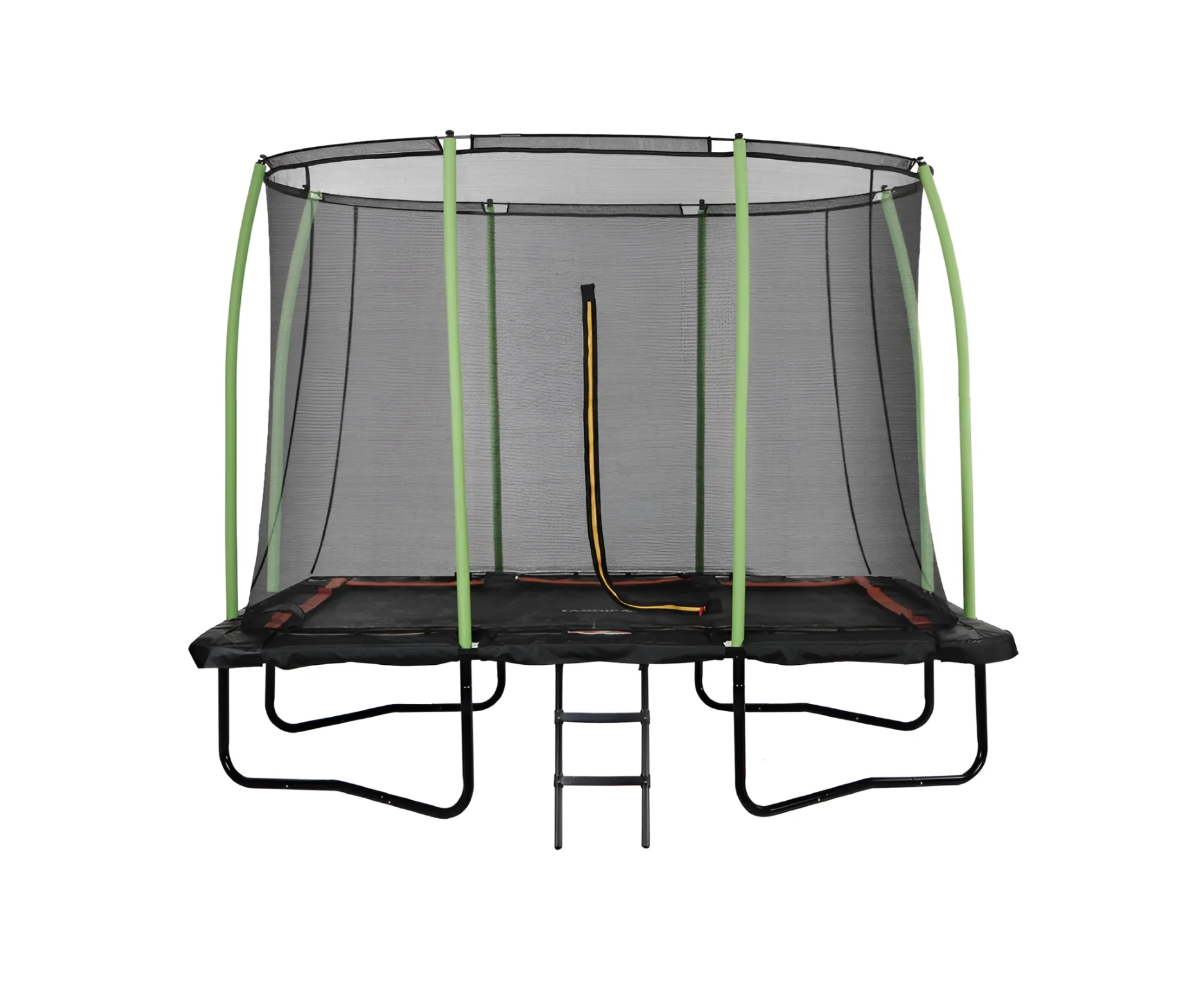 Прямоугольный батут Jingyi 8x12ft с защитной сеткой вес 440lbs для фитнеса на открытом воздухе