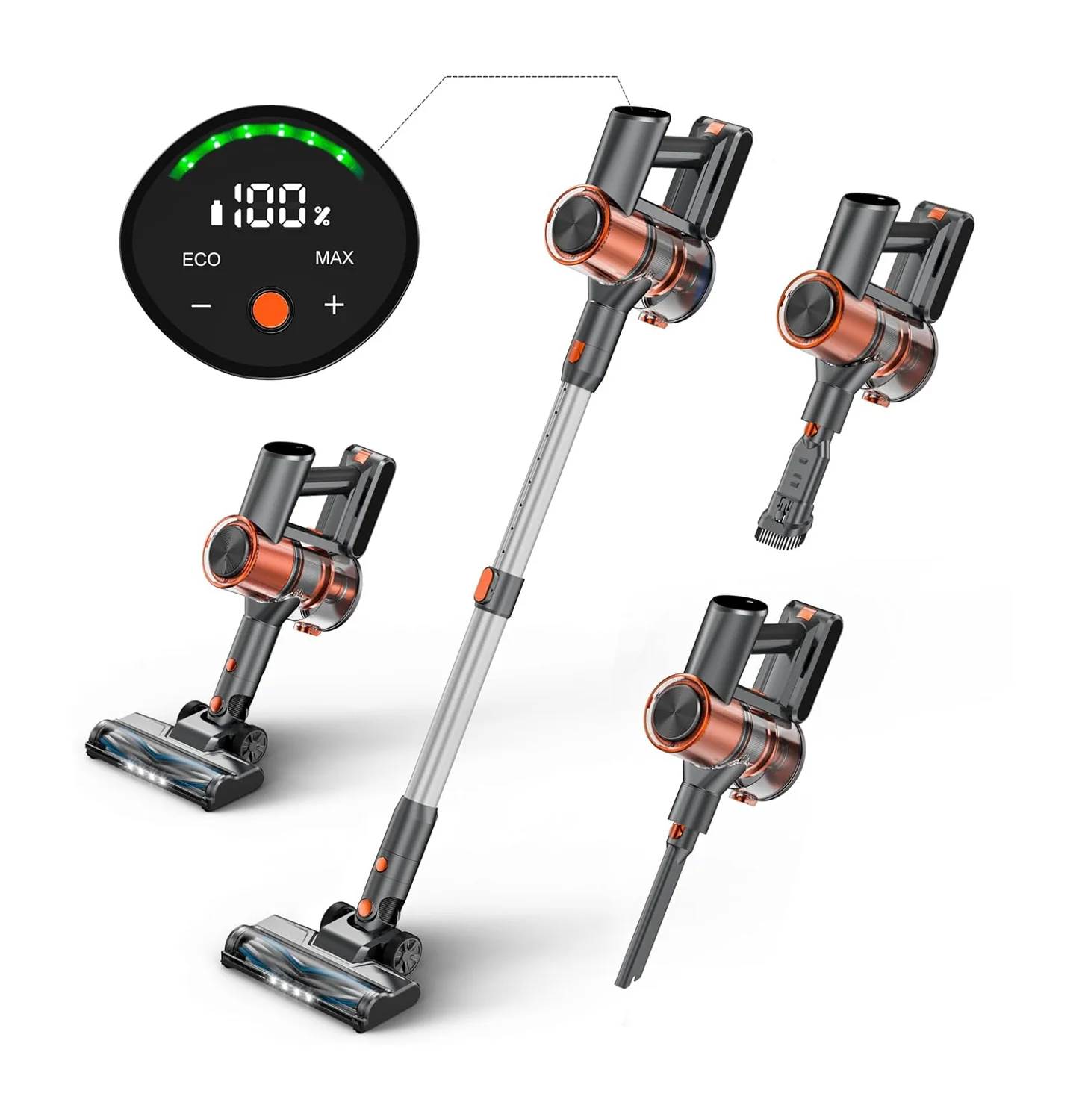 New Design Remove Battery Bagless Vacuum Car Home Carpet Stick Wireless Handhald Vacuum Cleaner Floor Care