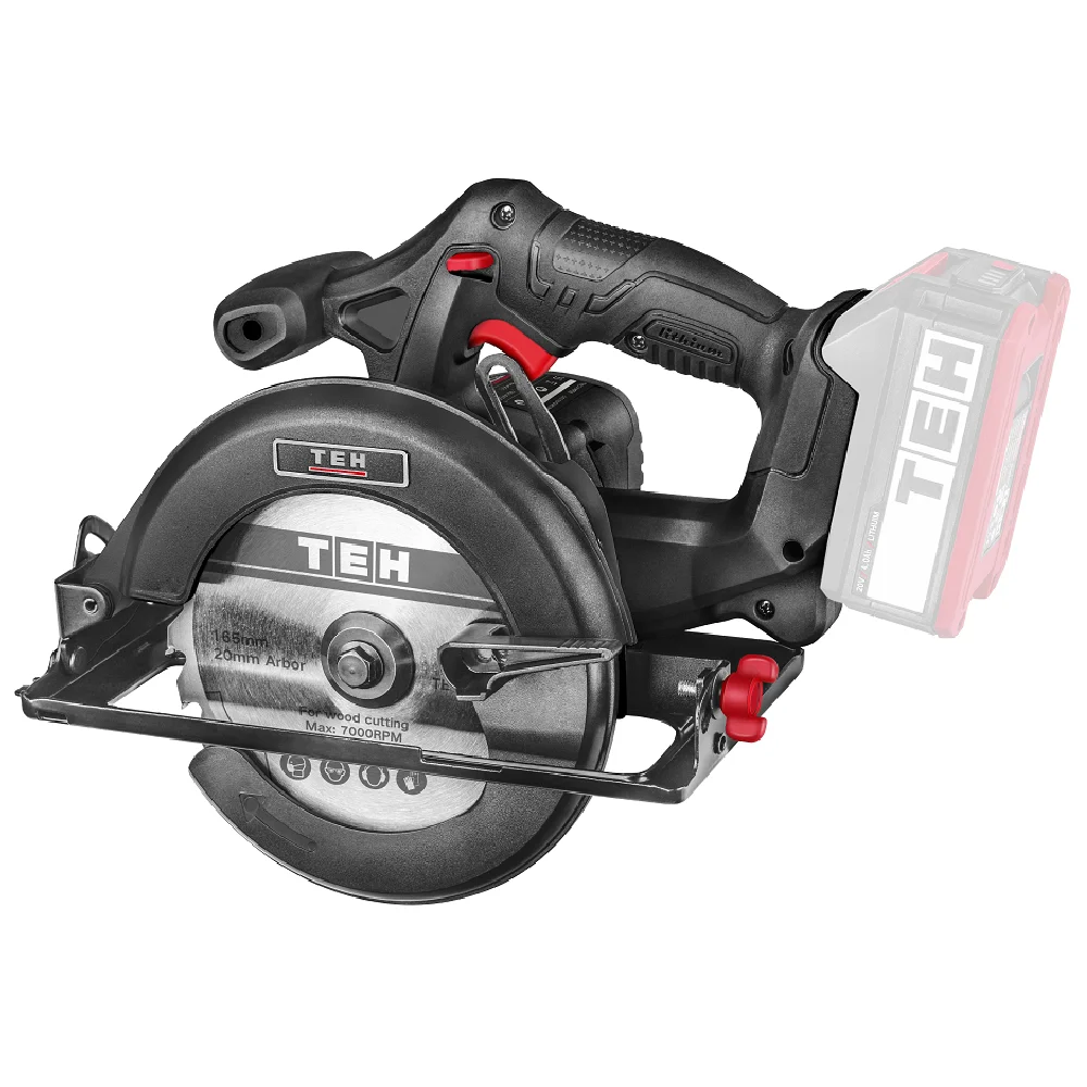 TEH Woodworking Tools Direct Sale Durable Metal Cutting Cordless Mini Circular Saw Machine 20V