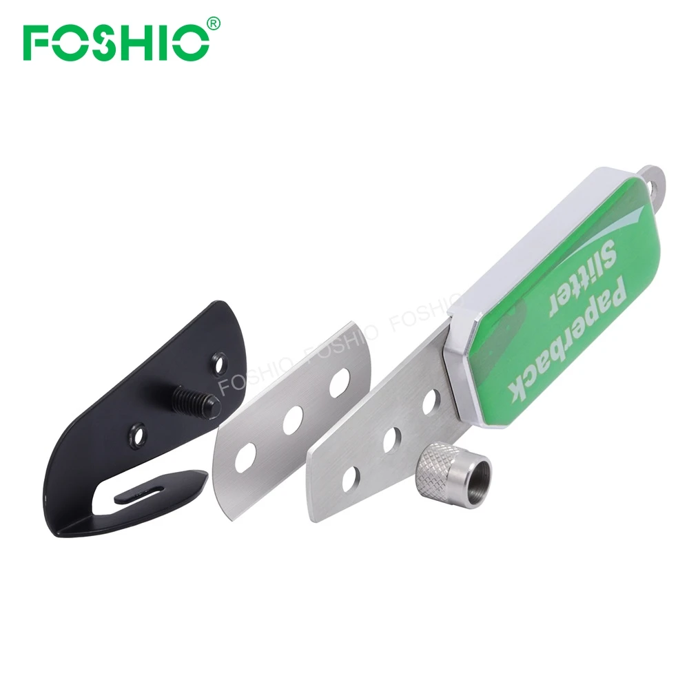 Entirely Metal Handle Paperback Cutter Slitter With PTFE Coating Vinyl Cutter Knife For Vehicle Car Wrapping