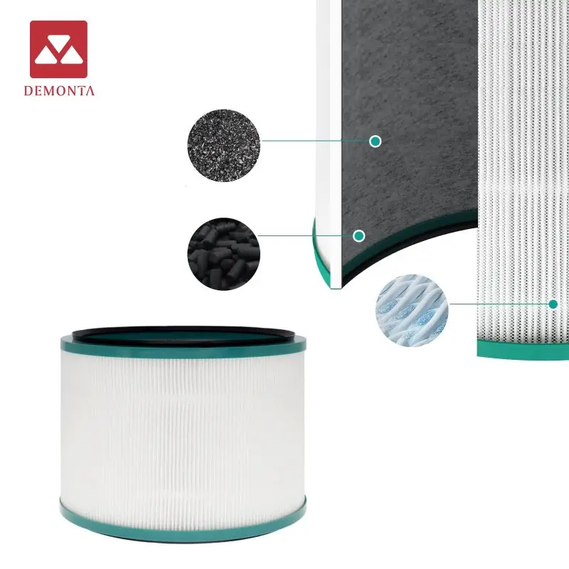 Air purifier hepa filters replacement parts fit for Dyson HP00/01/02/03/DP01/03 air purifier HEPA filter elements customized