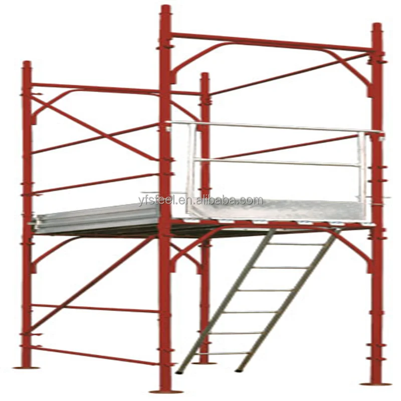 Construction Building Flip/Drop/Fast/Snap on/V/C/Canada Lock Mason/Walk Through/Ladder H Scaffold Frame