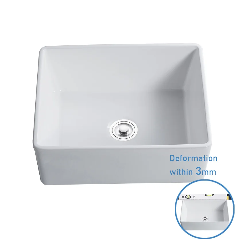 Little Size Square Delicate Appearance White Ceramic Hand Wash Kitchen Sink Prices In Dubai