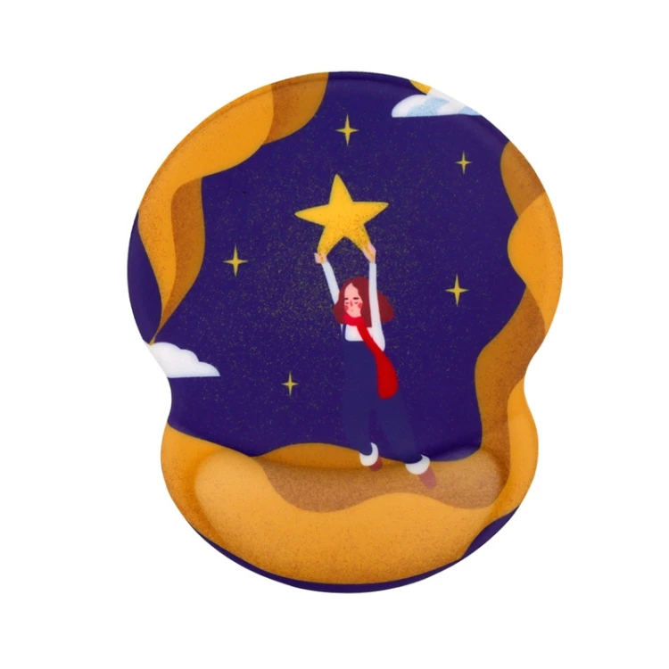 Новейший дизайн G-04 и свежее платье офисной мыши прекрасная форма мягкие и удобные наручные коврик для мыши от производителя силиконовый мягкий коврик