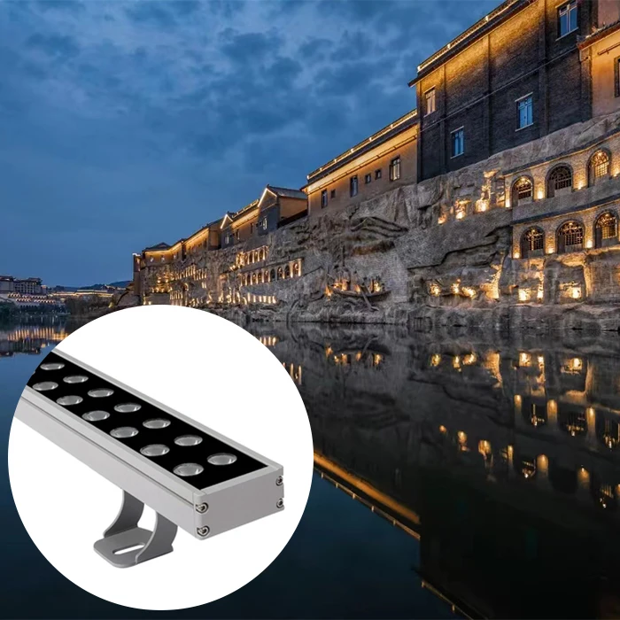 ip65 dmx rgb pixel led linear light building facad facade wall washer light for commercial building external facade lighting