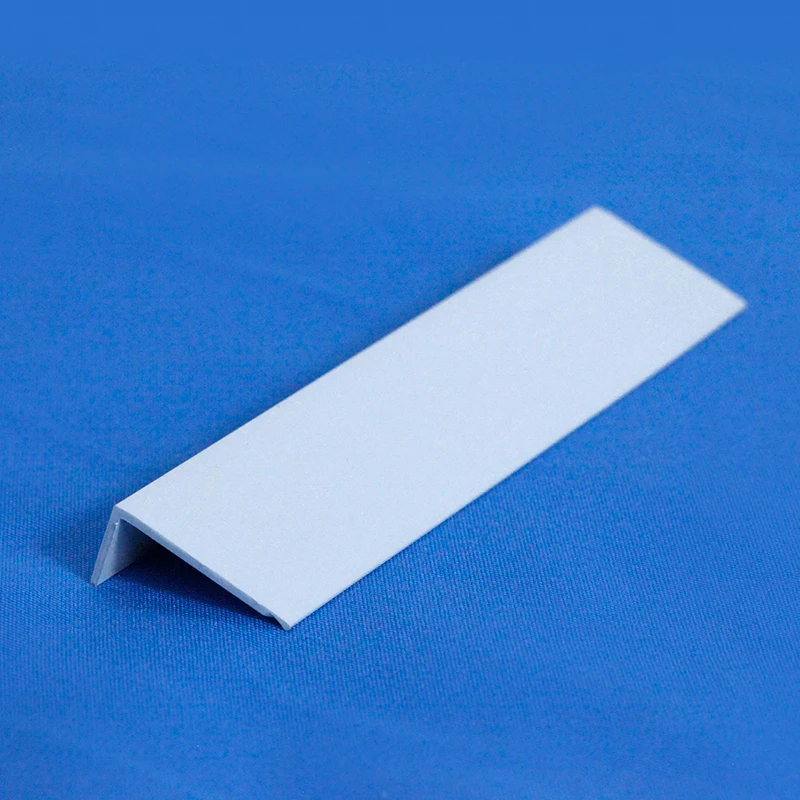 Strong 90 Degree Rigid Black White Beige Plastic PVC Pallet Angle, Plastic PVC Corner Guard