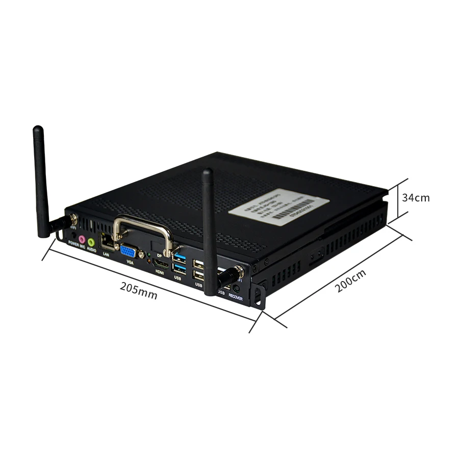  Индивидуальный 4k дисплей OPS Mini PC Core i3 i5 i7 промышленный компьютер для офиса школы белая доска память 4g и ssd