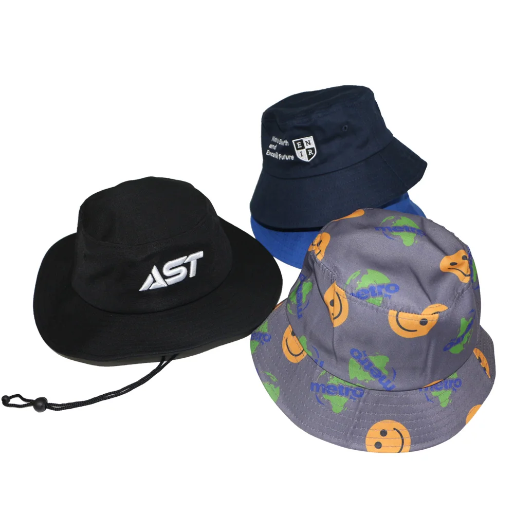 Оптовая продажа классная Джинсовая Шляпа для гольфа мужчин широкополая двусторонняя с индивидуальным дизайнерским логотипом рыбаков