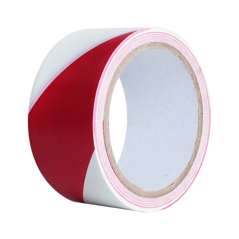 Custom Floor Marking Caution Hazard Lane Safety Warning Adhesive Safety Tape For Industry Ground Sticker PVC Floor Marking Tape