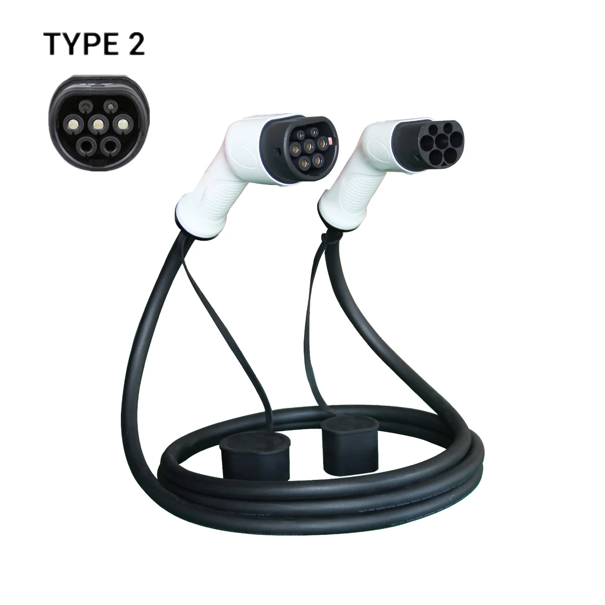 Iec 62196 16a 1phase Type 2 To Type2 5m Ev Charging Cable Electric Car Charger