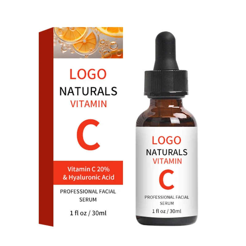 Private Label OEM Facial Serum Whitening Anti Wrinkle Vitamin C Serum For Face