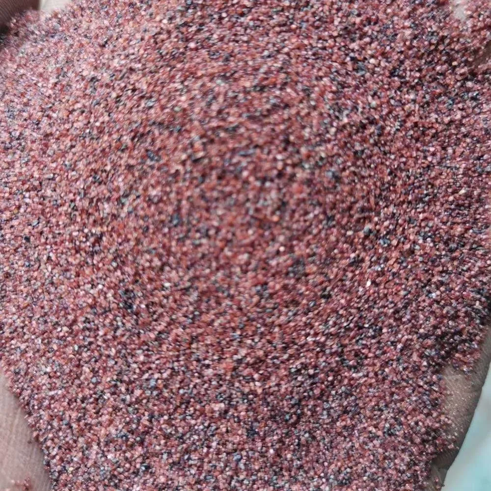 20 30 40 60 80 меш разрезан высоконапорными струями абразивный гранатовый песок для пескоструйной